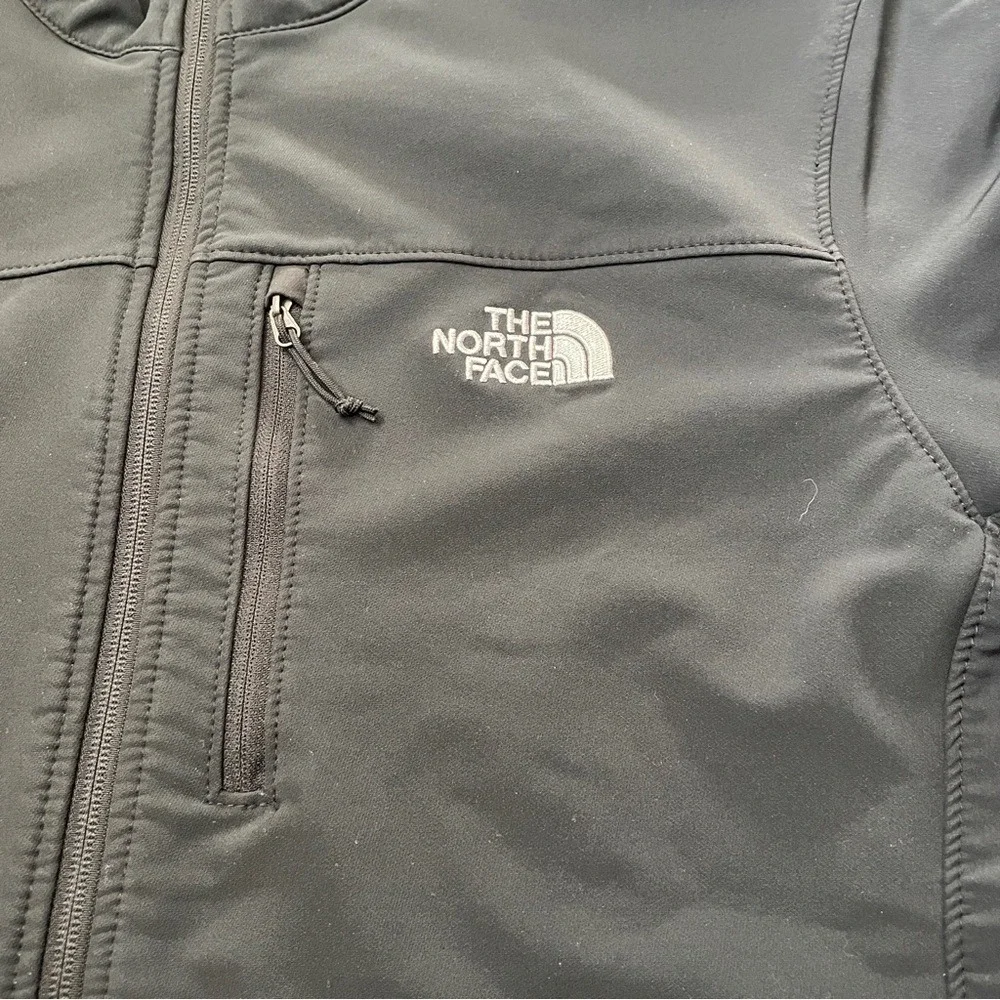 The North Face Mens Apex Bionic‎ Softshell Jacket Black Full Zip Large